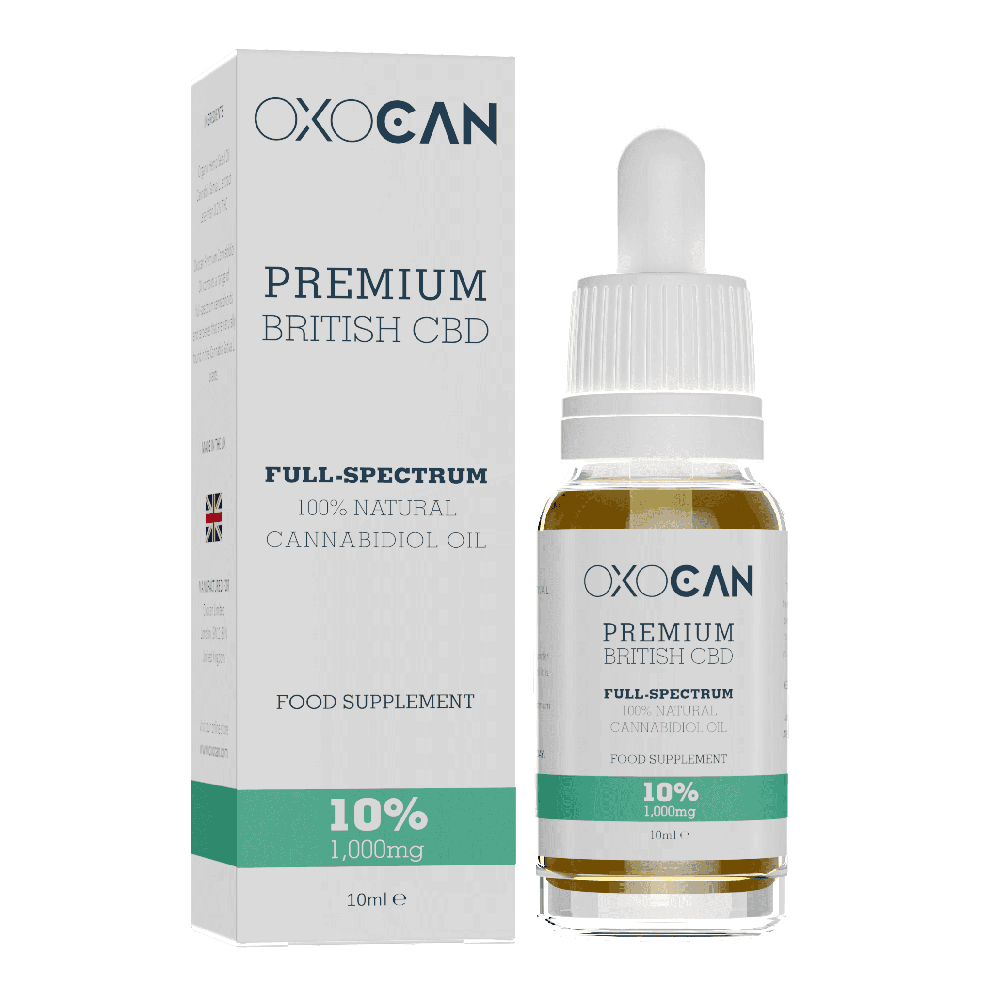 CBD Oil 10% 1000mg - Oxocan 