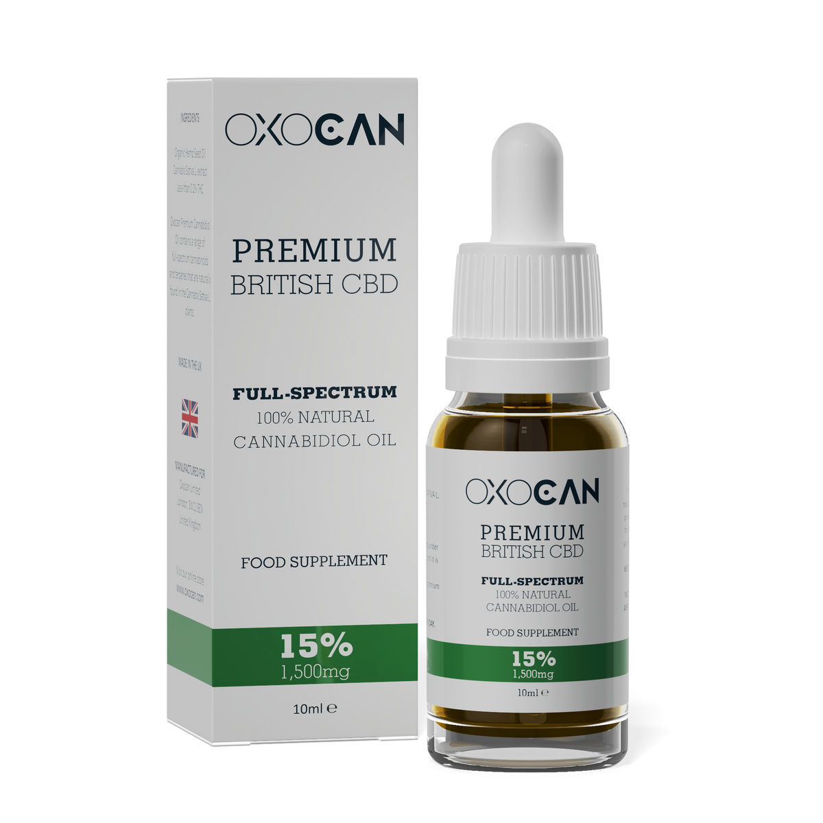 CBD Oil 15% 1500mg Full-Spectrum | Oxocan