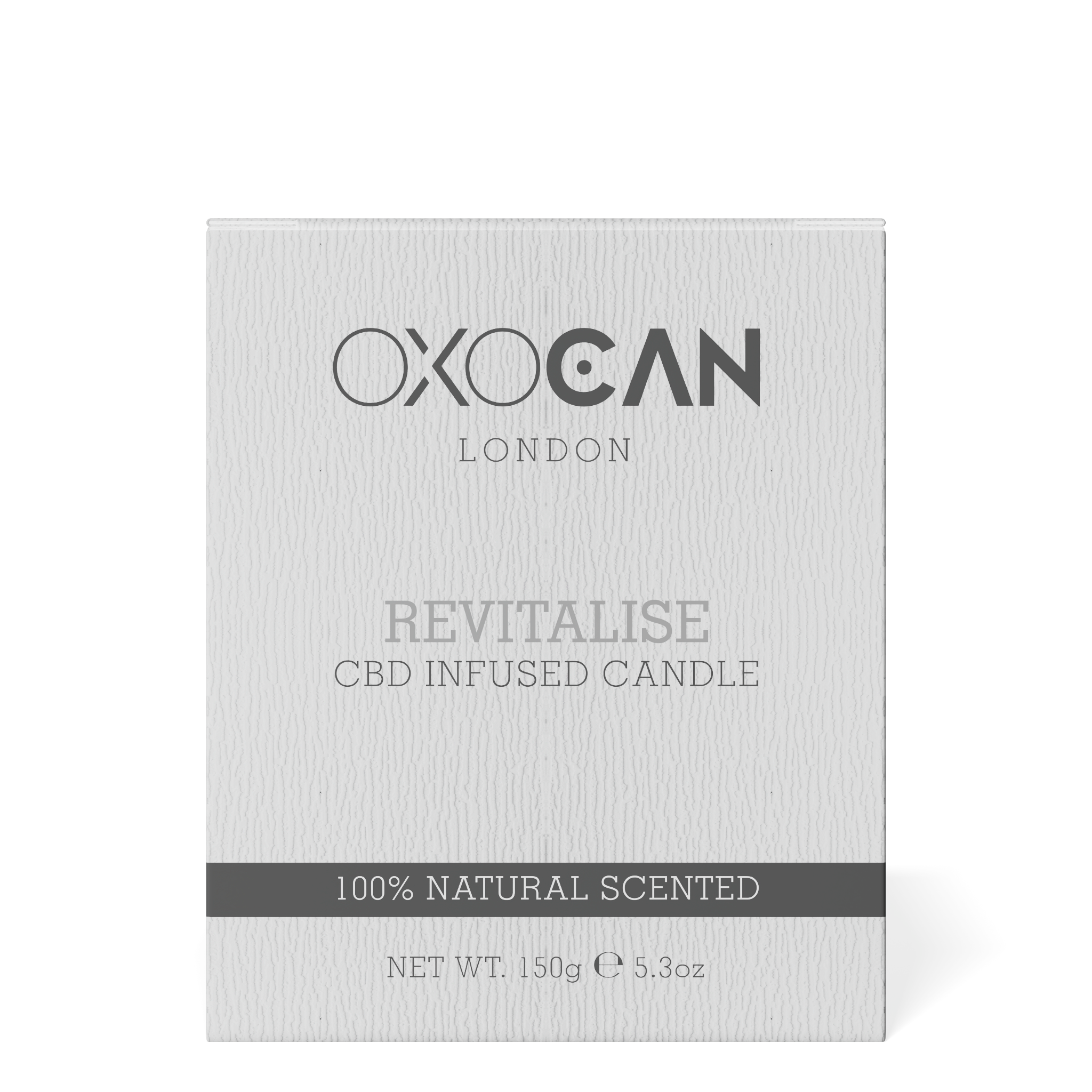 CBD aromatherapy candle with mandarin, bergamot, lavender and chamomile